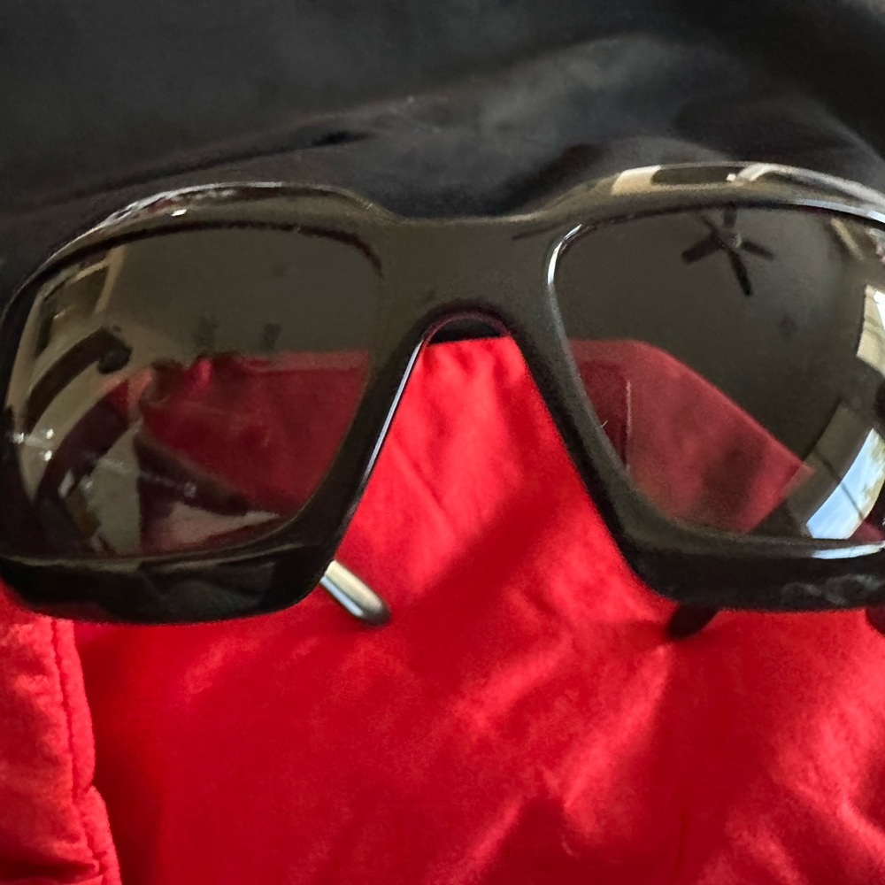 Authentic Chanel Black Square frame w/ mother of pearl CC